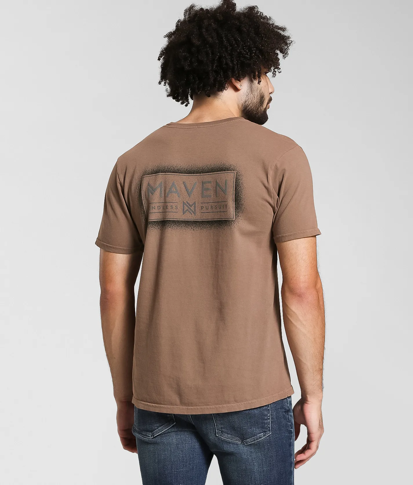 Graphic T-Shirts | Maven Co-op Hovering Badge T-Shirt Deep Taupe