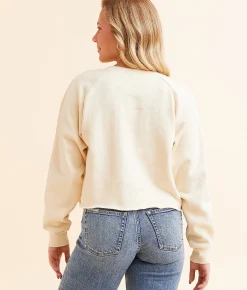 Tops | Modish Rebel Howdy Cropped Pullover Cream