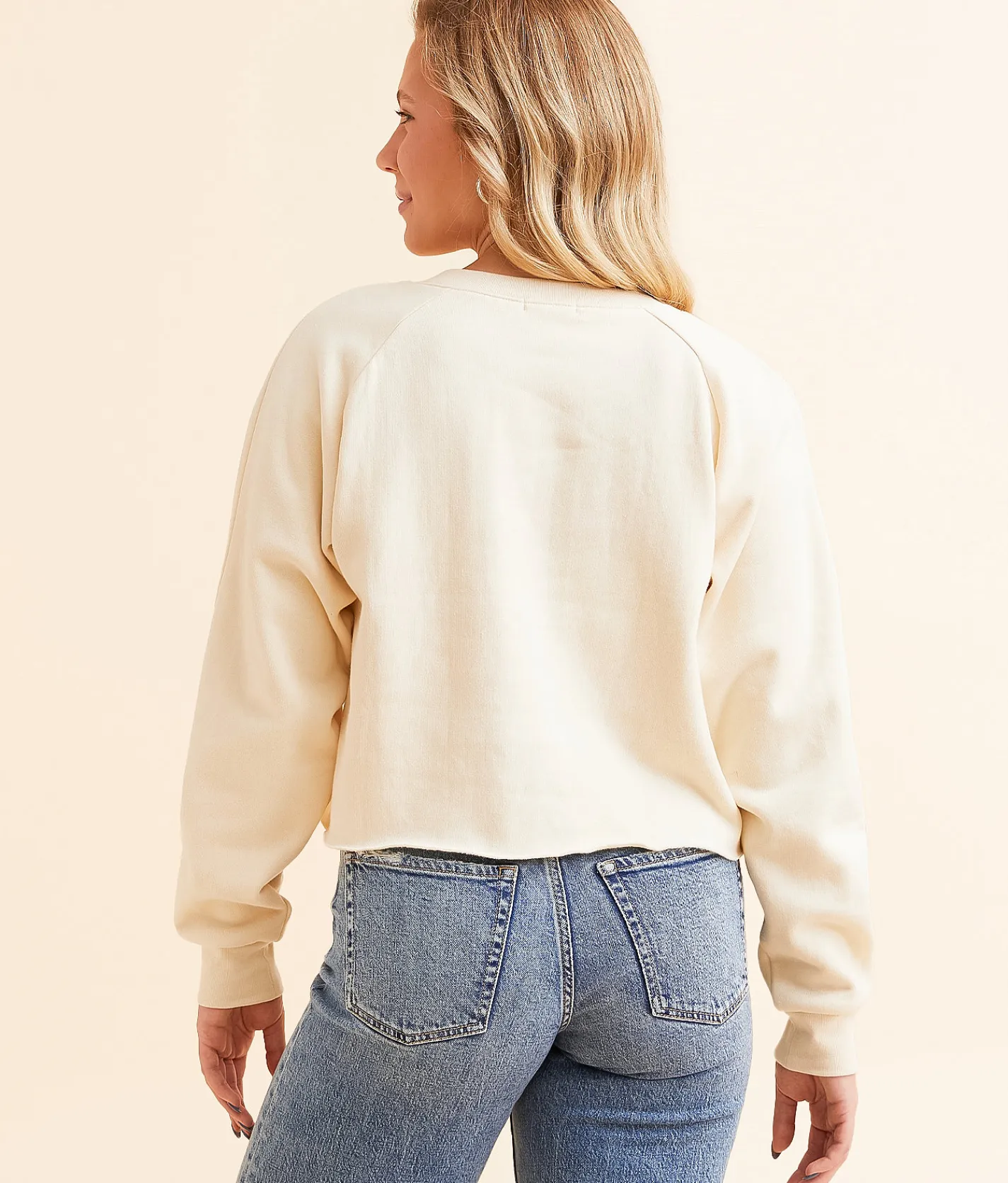 Tops | Modish Rebel Howdy Cropped Pullover Cream