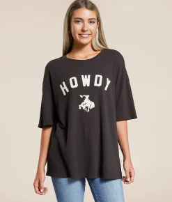 Tops | Z Supply Howdy Socal T-Shirt Black Sands
