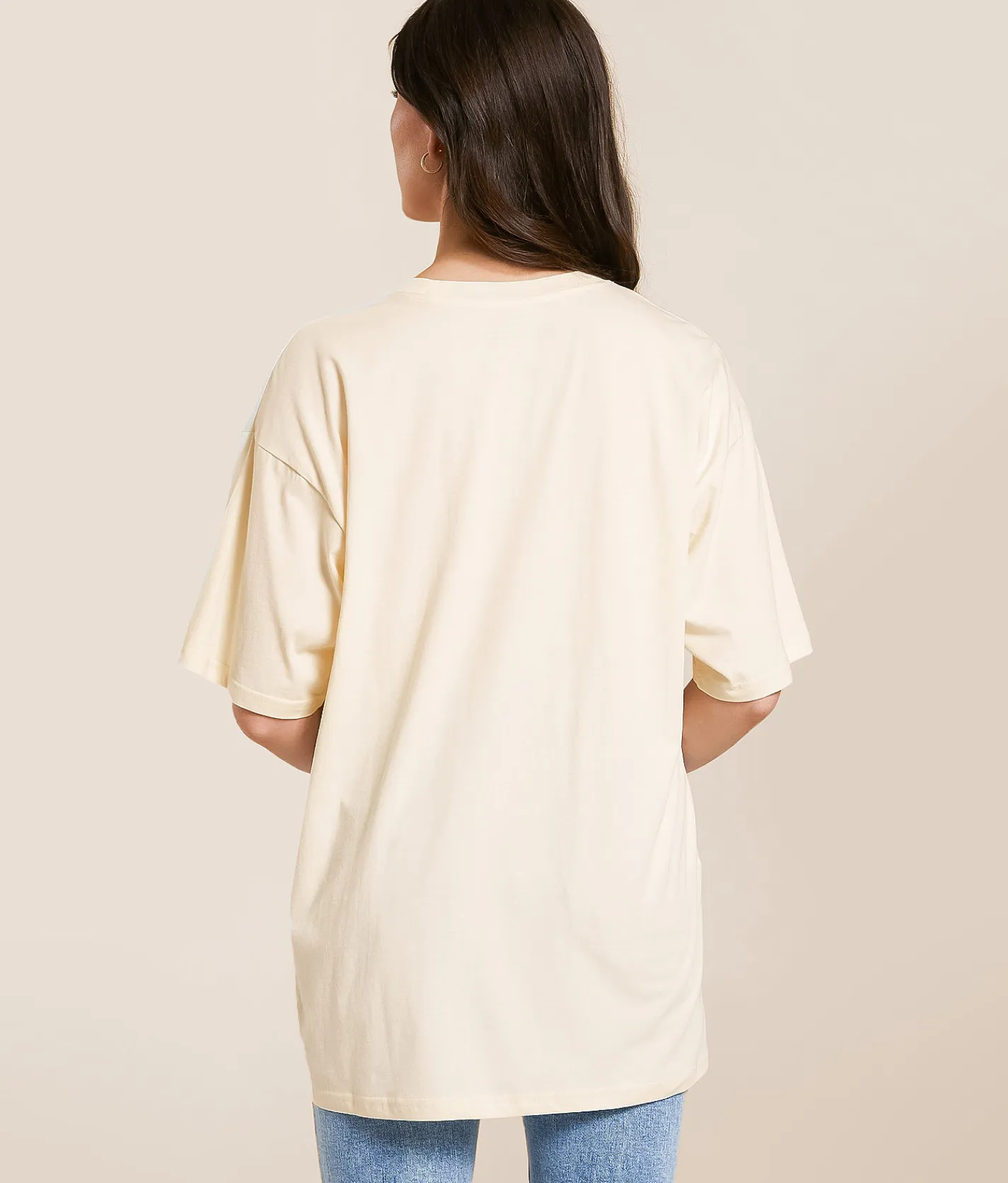 Ariat Howdy State Oversized T-Shirt Vanilla Ice Clearance