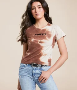 Tops | Goodie Two Sleeves Howdy T-Shirt Brown