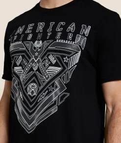 Tops|Graphic T-Shirts | American Fighter Hubbell T-Shirt Black