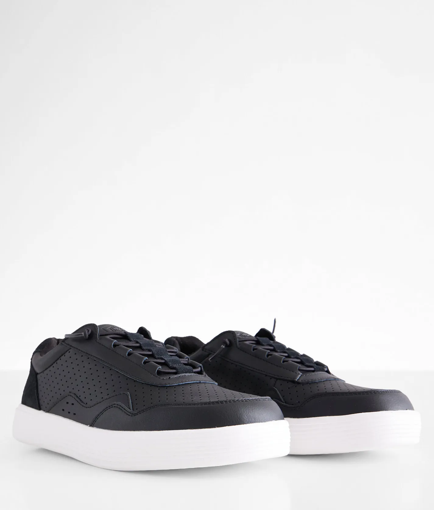 HEYDUDE™ Hudson Leather Sneaker Black White Online