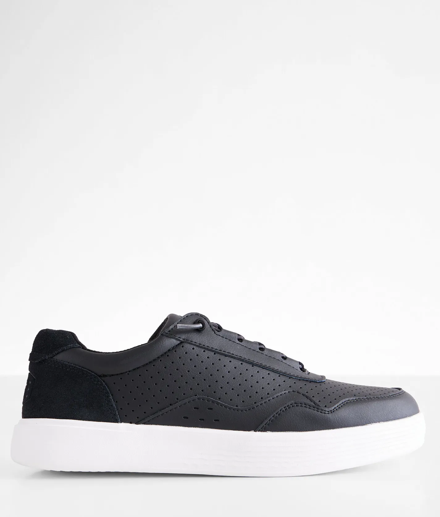 HEYDUDE™ Hudson Leather Sneaker Black White Online
