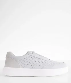 Activewear|Shoes | HEYDUDE™ Hudson Leather Sneaker Atmosphere Bone