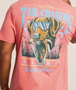 Tops|Graphic T-Shirts | Tail Chasers Club Hunt Club T-Shirt Dubarry Pigment Dye