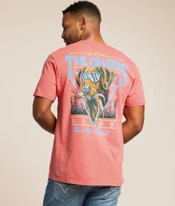 Tops|Graphic T-Shirts | Tail Chasers Club Hunt Club T-Shirt Dubarry Pigment Dye