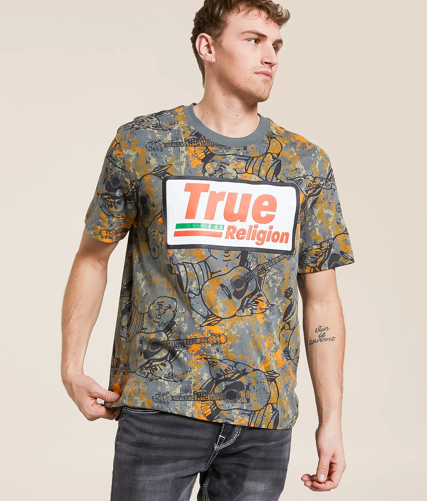 Graphic T-Shirts | True Religion Hunting Camo T-Shirt Buddha Camo