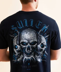 Graphic T-Shirts | Sullen Hur Skulls T-Shirt Obsidian