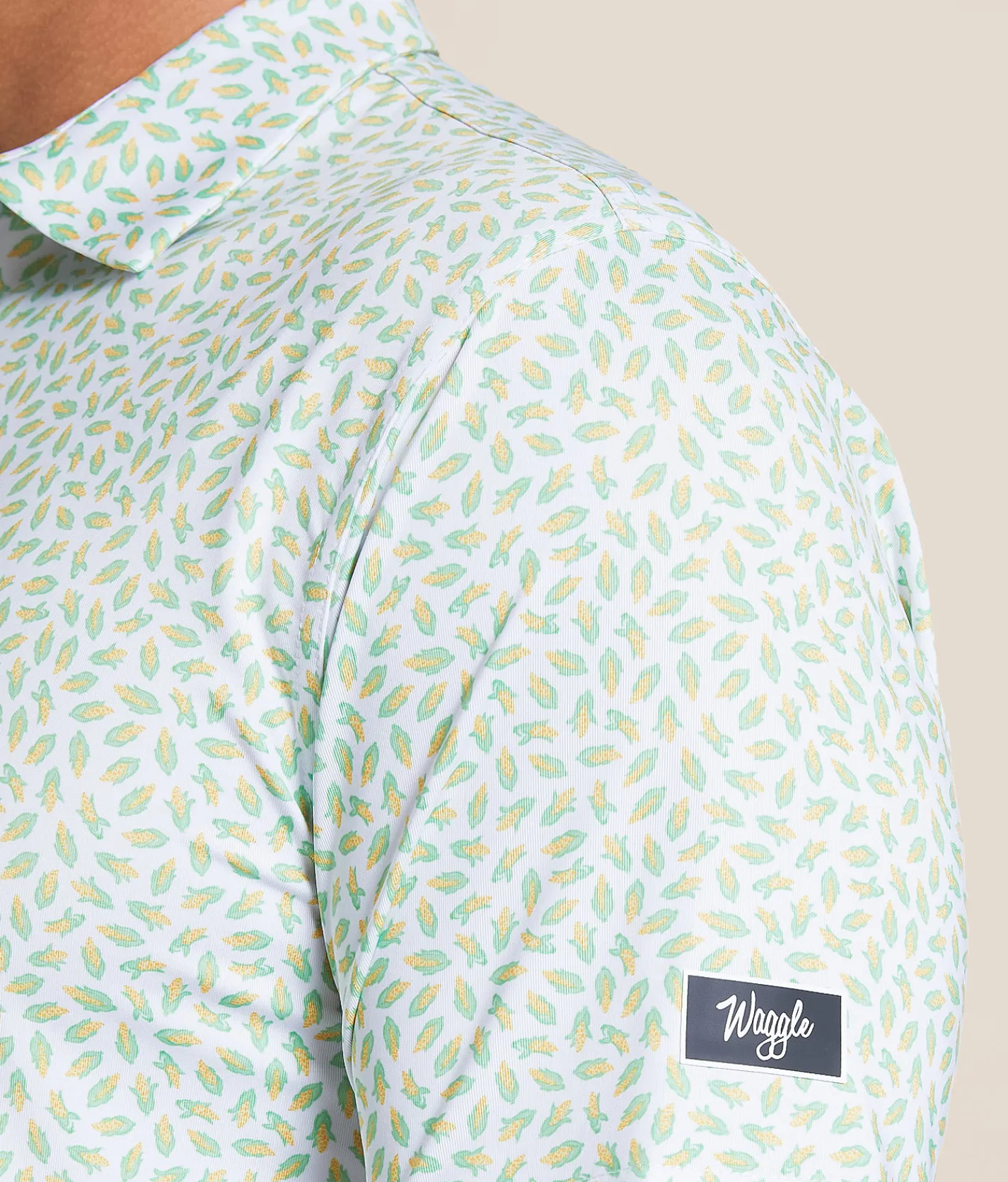 Tops | Waggle® Husker Performance Polo White