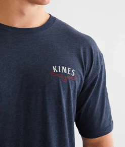 Kimes Ranch Huxton T-Shirt Midnight Navy New