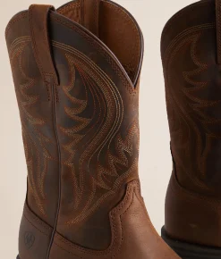 Shoes | Ariat Hybrid Rancher Leather Cowboy Boot Distressed Brown