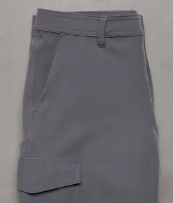 Bottoms|Shorts | BKE Hybrid Standard Cargo Stretch Short Blue Grey