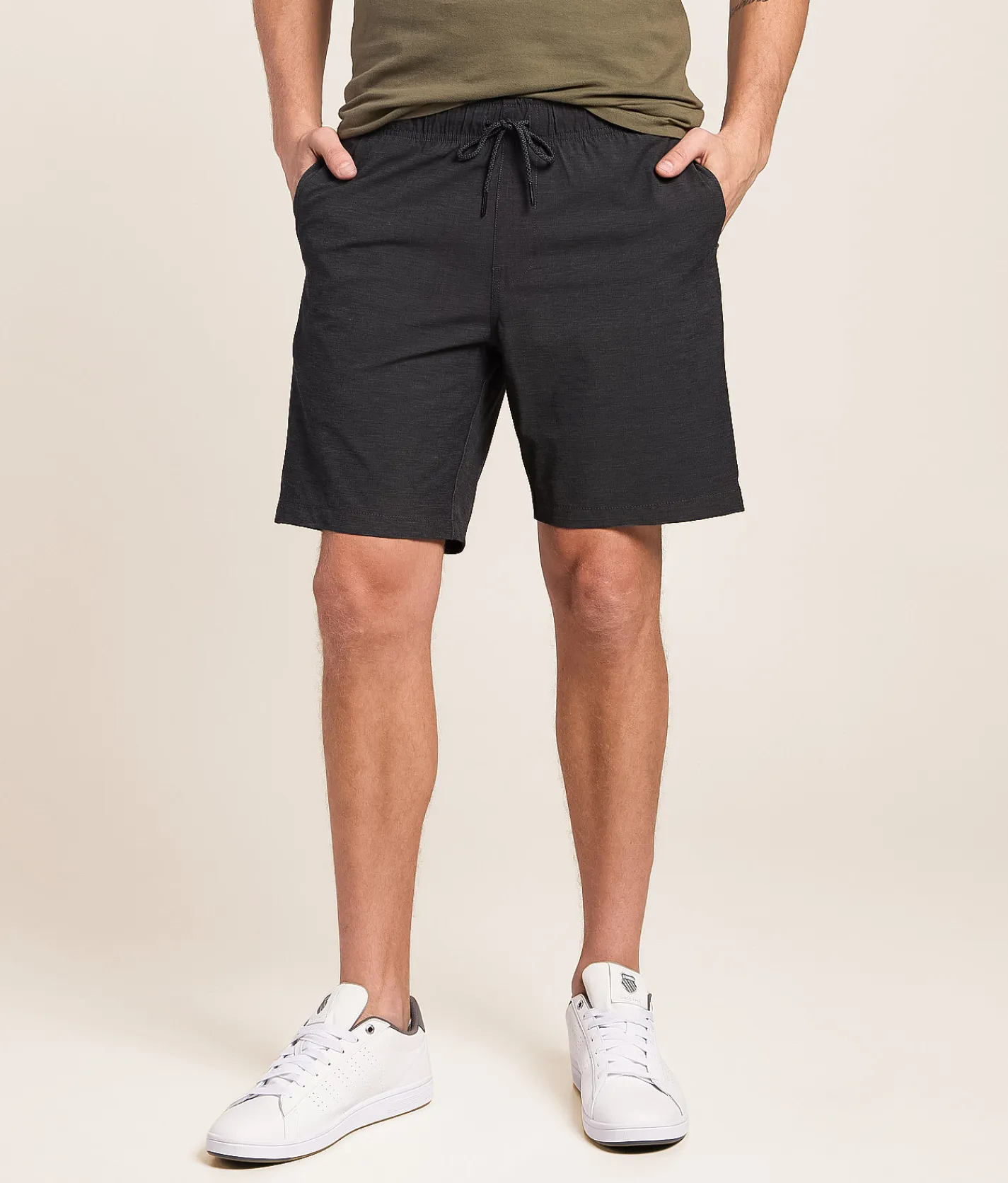 Bottoms|Shorts | Departwest Hybrid Stretch Short Black