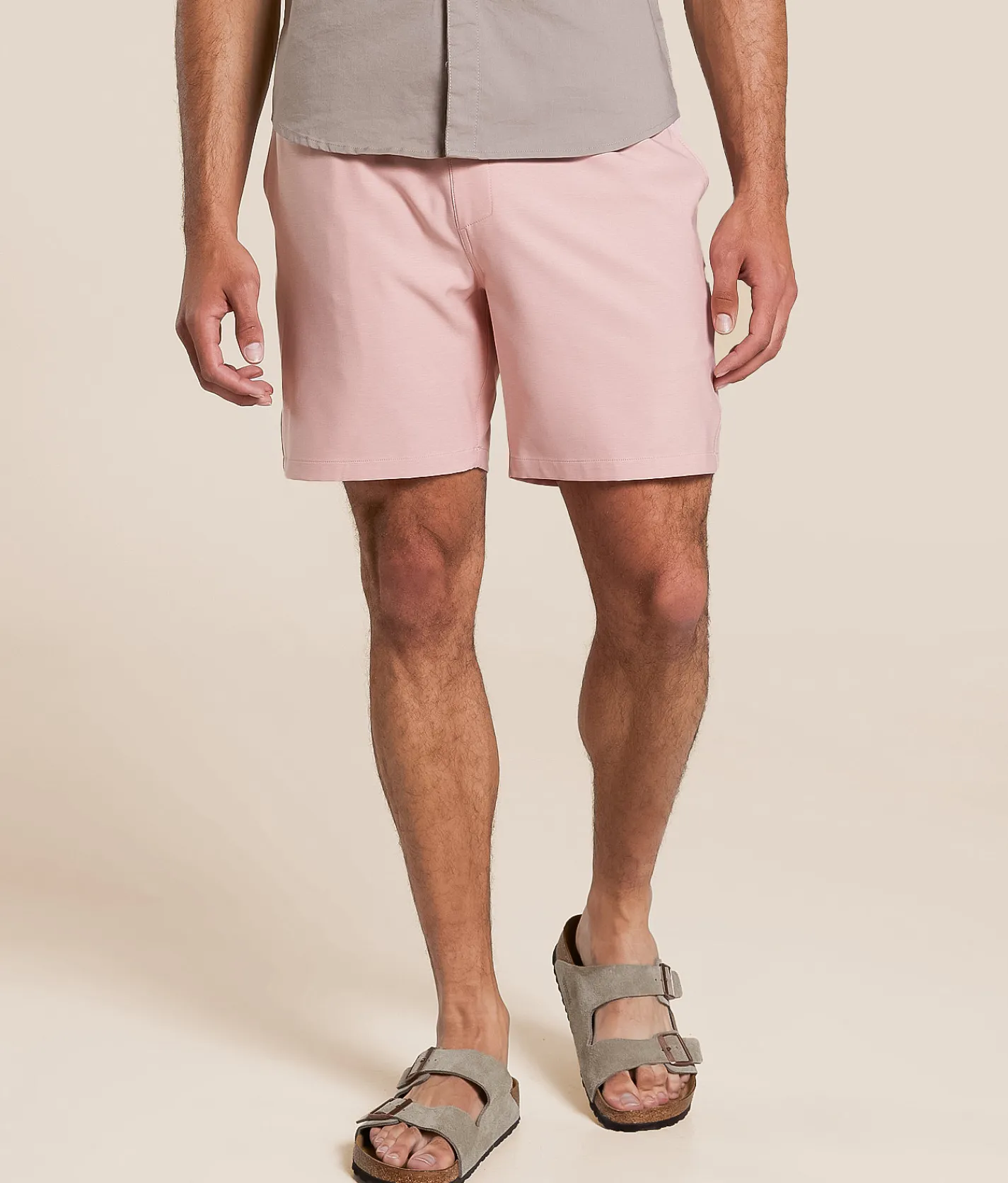 Departwest Hybrid Stretch Short Spiced Coral Discount