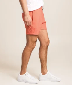 Bottoms|Shorts | Departwest Hybrid Stretch Short Georgia Peach