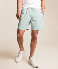 Departwest Hybrid Stretch Short Iced Aqua Online