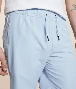 Bottoms|Shorts | Departwest Hybrid Stretch Short Zen Blue