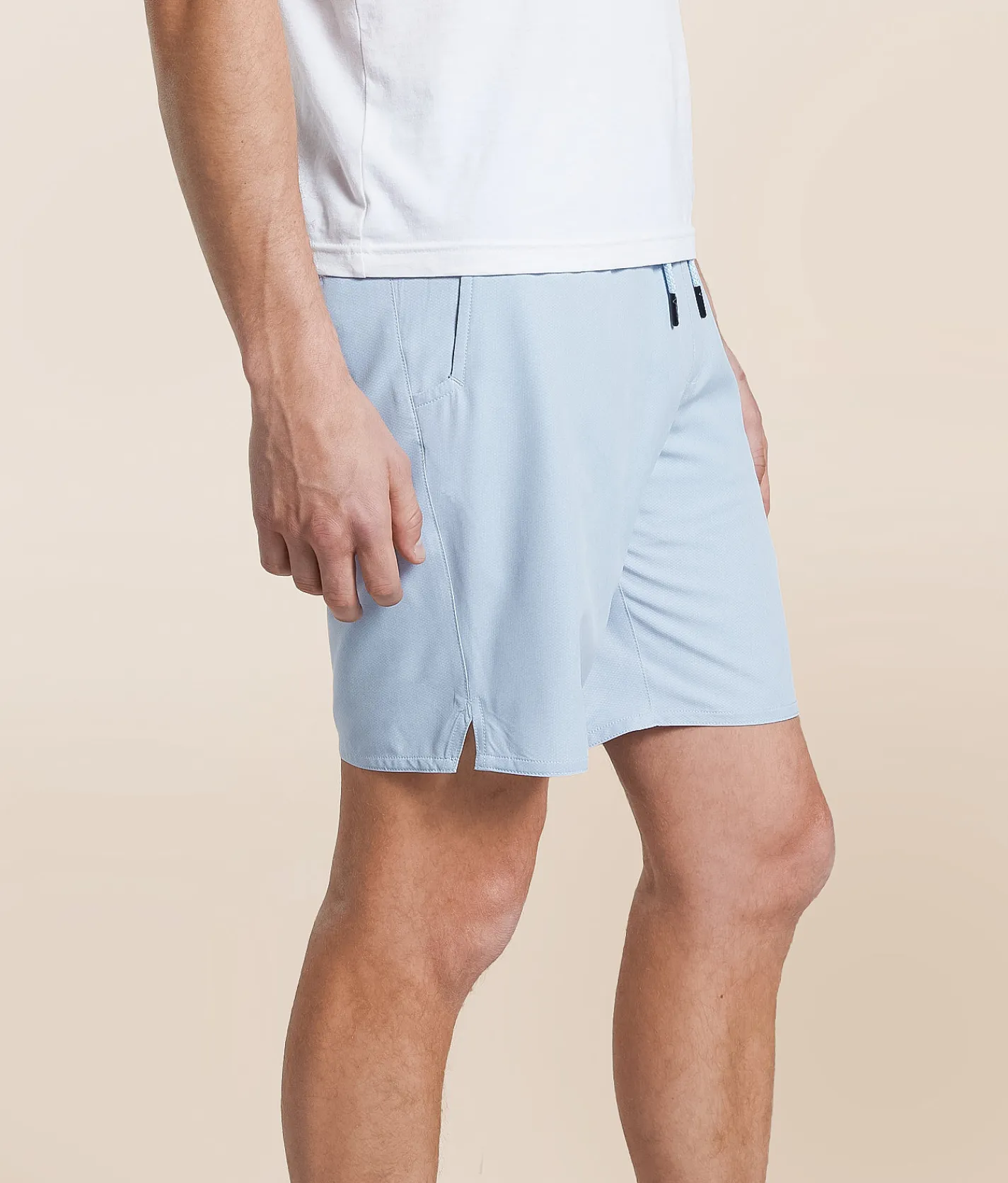 Bottoms|Shorts | Departwest Hybrid Stretch Short Zen Blue