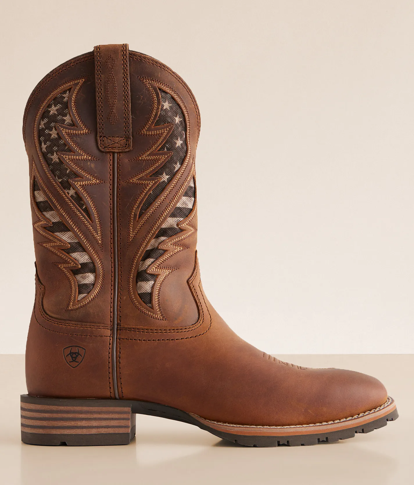 Shoes | Ariat Hybrid VentTEK Leather Cowboy Boot Distressed Brown American