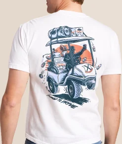 Tops|Graphic T-Shirts | Old Row I'm Good To Drive T-Shirt White