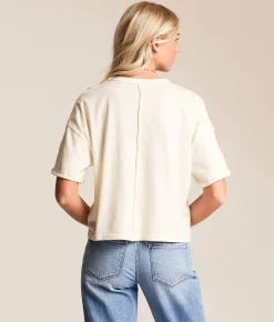 Tops | Cactus & Pearl I'm The Friend In Low Places T-Shirt Natural