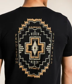 Graphic T-Shirts | Pendleton Icon Harding T-Shirt Black
