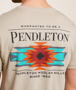 Pendleton Icon Logo T-Shirt Tan