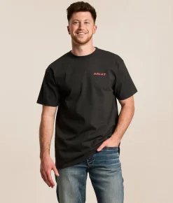 Ariat Iconograhpic T-Shirt Vintage Black Discount