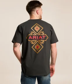 Ariat Iconograhpic T-Shirt Vintage Black Discount