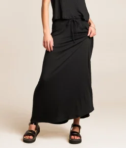 Bottoms | Z Supply Idris Maxi Skirt Black