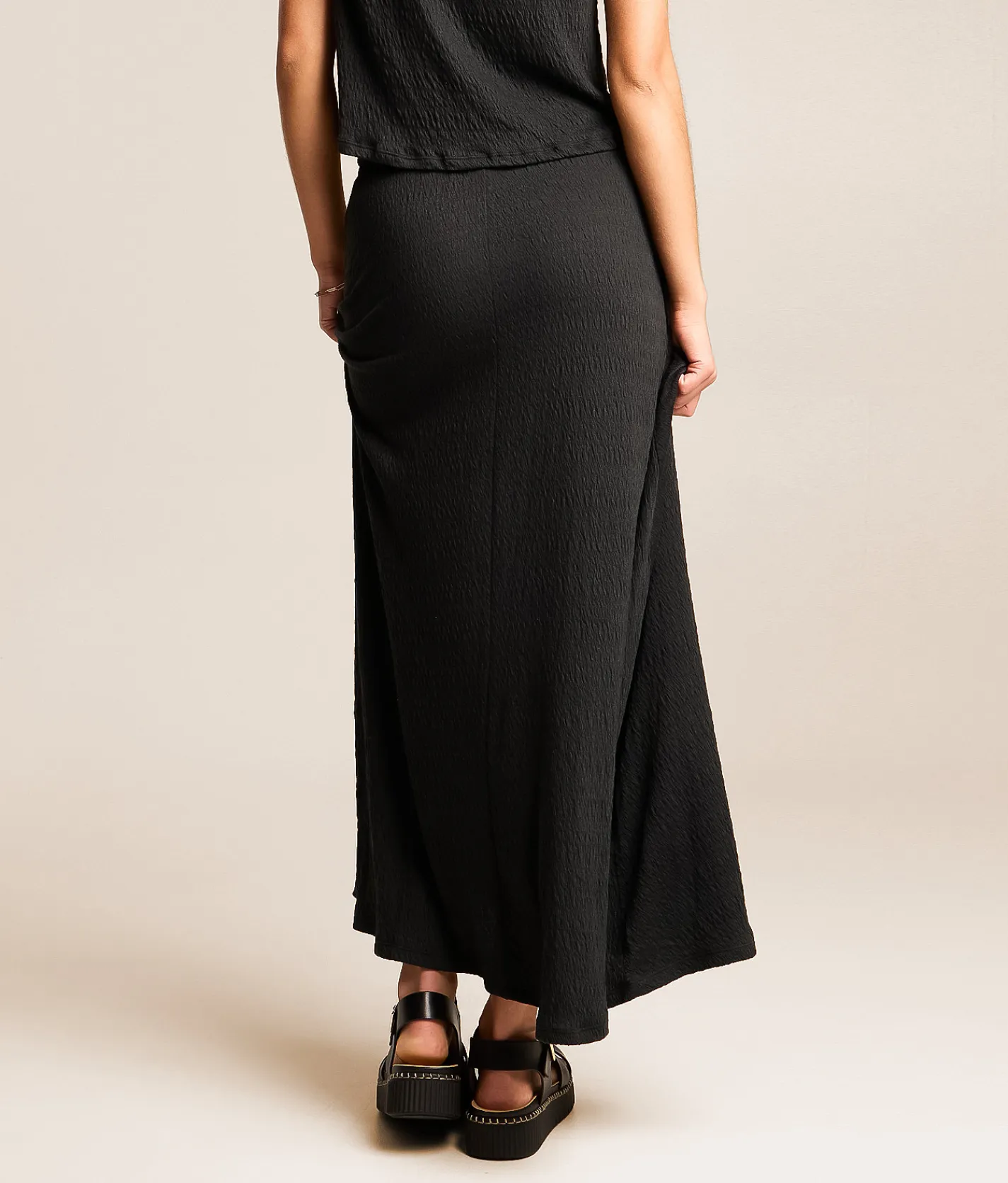 Bottoms | Z Supply Idris Maxi Skirt Black