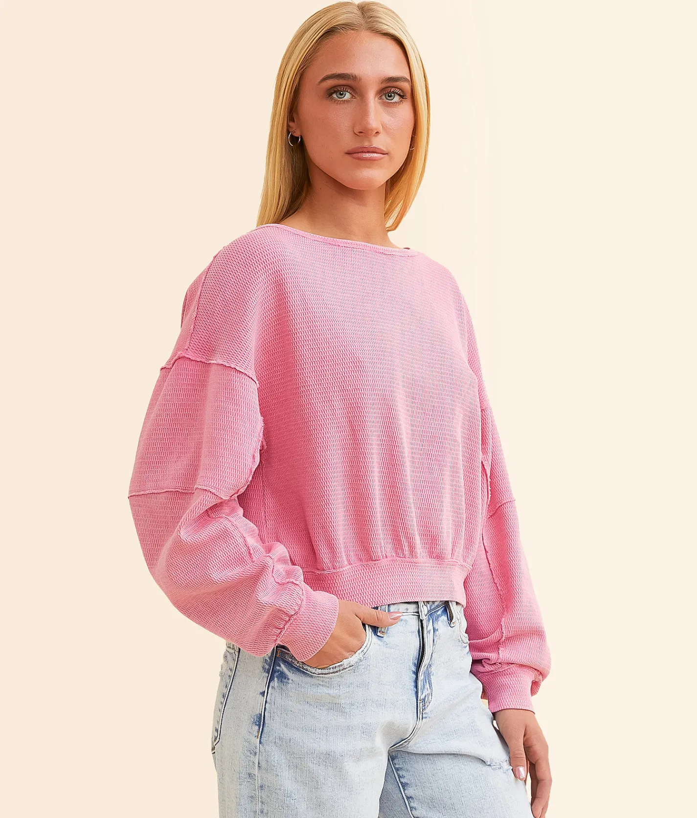 Free People Ife Pullover Ivory Clearance