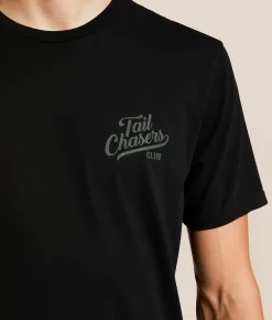 Tops|Graphic T-Shirts | Tail Chasers Club If They Fly T-Shirt Black