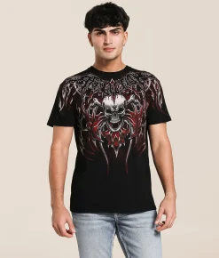 Affliction Immortal Empire T-Shirt Black New