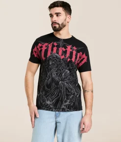 Affliction Imperial Thorn T-Shirt Black Reactive
