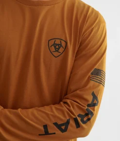 Ariat Imprint T-Shirt Burnt Umber Outlet