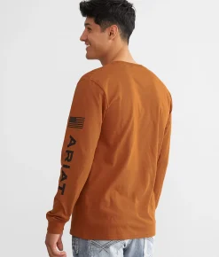 Ariat Imprint T-Shirt Burnt Umber Outlet