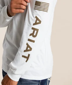 Tops|Graphic T-Shirts | Ariat Imprint T-Shirt White