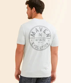 Maven Co-op In Circles Essential Performance T-Shirt Air New