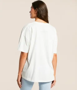 Gameday SOCIAL® Indiana Hoosiers Oversized T-Shirt White Sale
