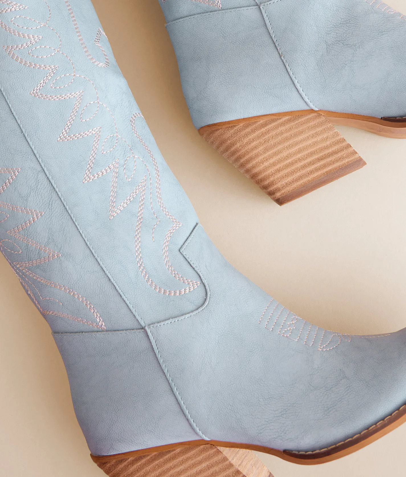 Mi.iM Indy Western Cowboy Boot Light Blue Sale