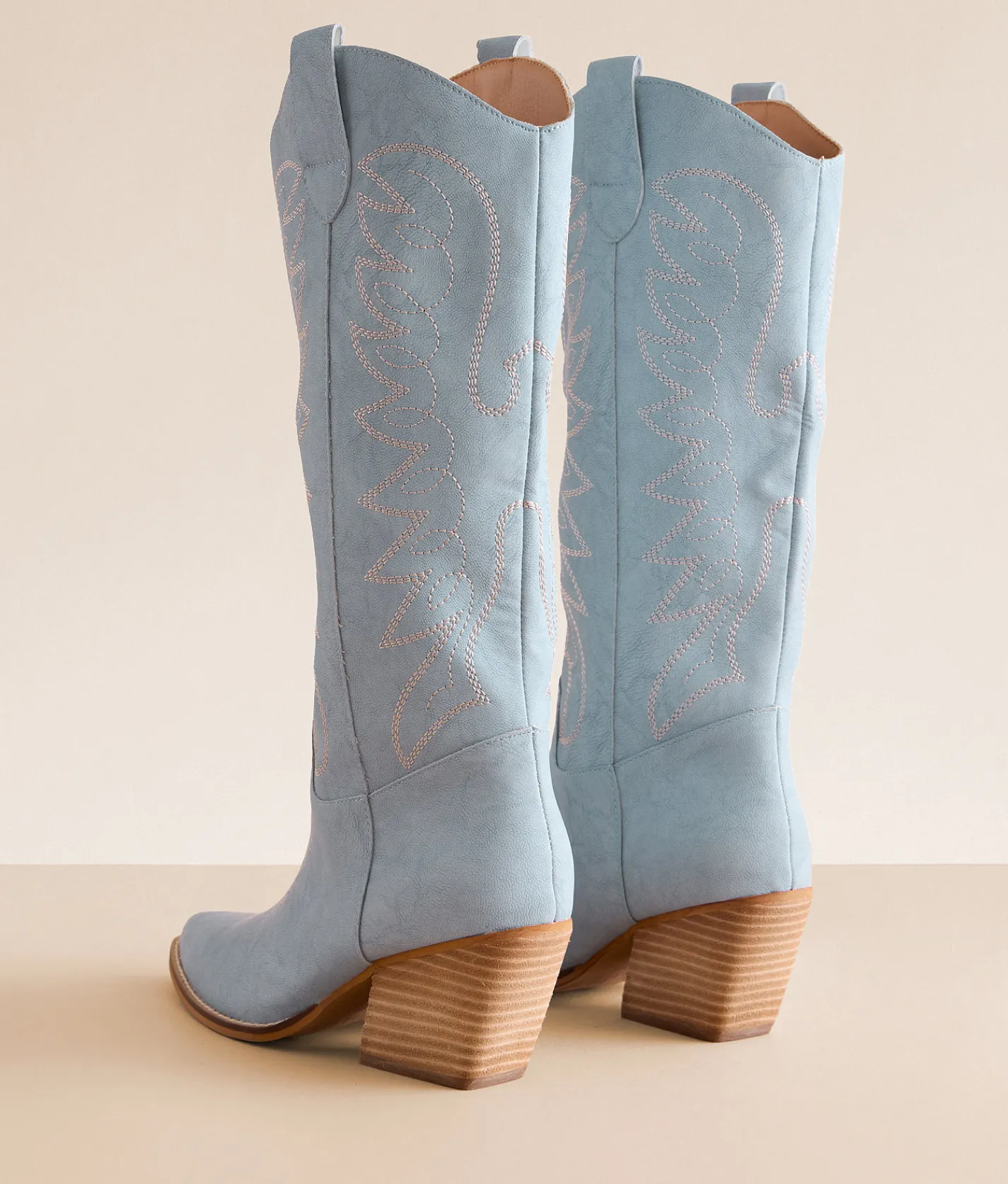 Mi.iM Indy Western Cowboy Boot Light Blue Sale