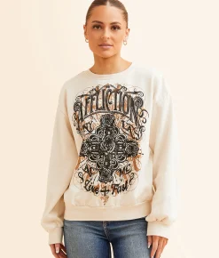 Tops | Affliction Inkwell Ranch Pullover Rock