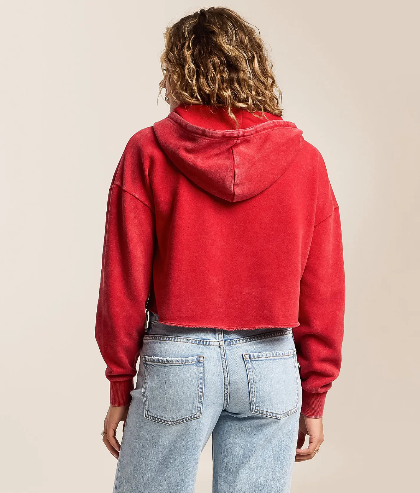 Gilded Intent Inset Cropped Hoodie Samba New