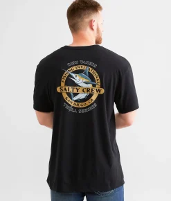 Salty Crew Interclub T-Shirt Black New