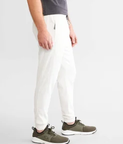 Bottoms|Activewear | Departwest Interlock Jogger White
