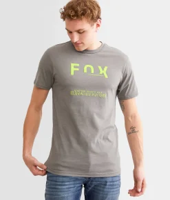 Fox Interlude T-Shirt Heather Graphite Clearance