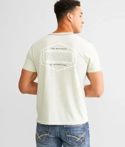 Graphic T-Shirts | RVCA Internal Hex T-Shirt Green Tea